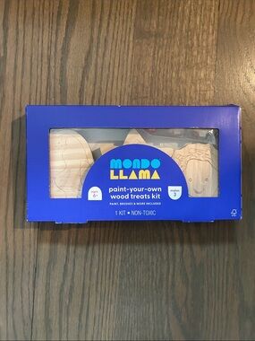 Mondo Llama Paint-Your-Own Wood Treats Kit - Hanukkah